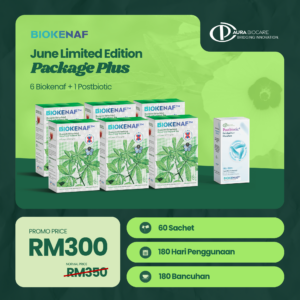 Special Pakej Plus (6x Biokenaf + 1 Postbiotic 5 Sachet)